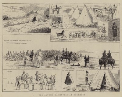 Efterårsmanøvrerne ved Dartmoor af Alfred Chantrey Corbould